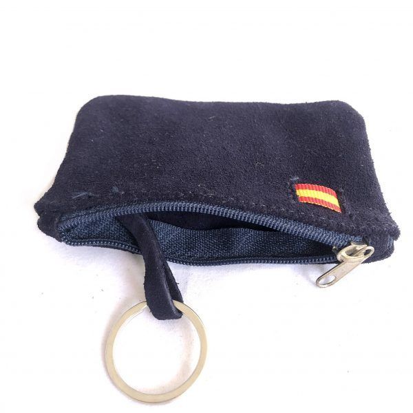 El Caballo Monedero Llavero Bandera