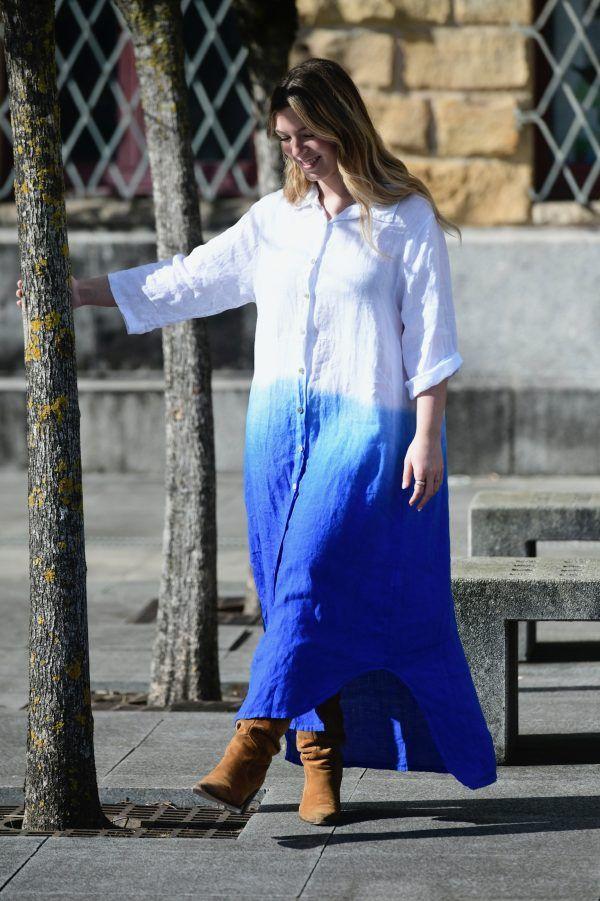 El caballo Vestido lino “Tiy Day”