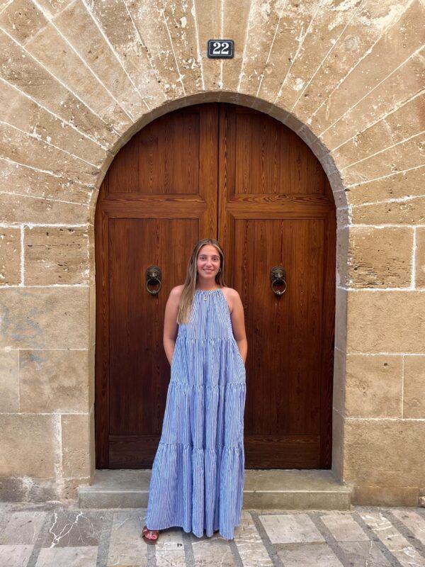 El caballo Vestido rayas