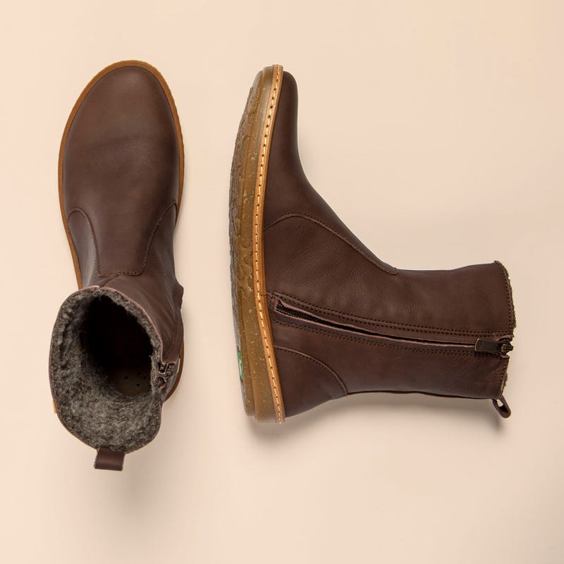 El Naturalista N5319 WAX NAPPA BROWN/CORAL