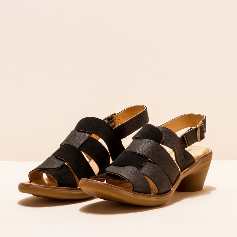 El Naturalista N5358 PLEASANT-LUX SUEDE BLACK / AQUA