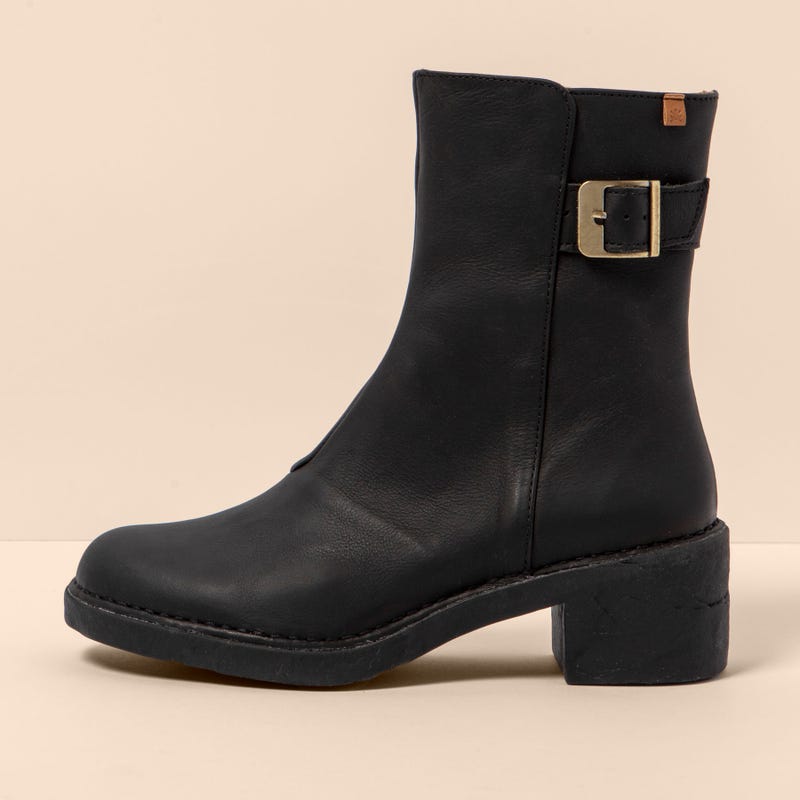 El naturalista N5666 WAX NAPPA BLACK / TICINO