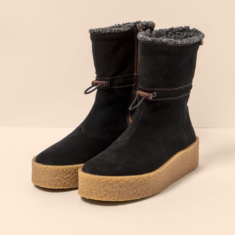 El Naturalista N5923 SILK SUEDE BLACK / DOLMEN