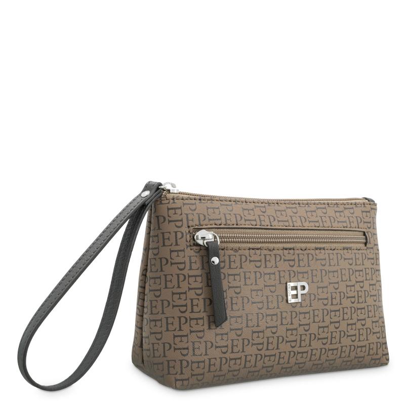 El Potro Bolsa De Mano Color Moca Insignia-El Potro