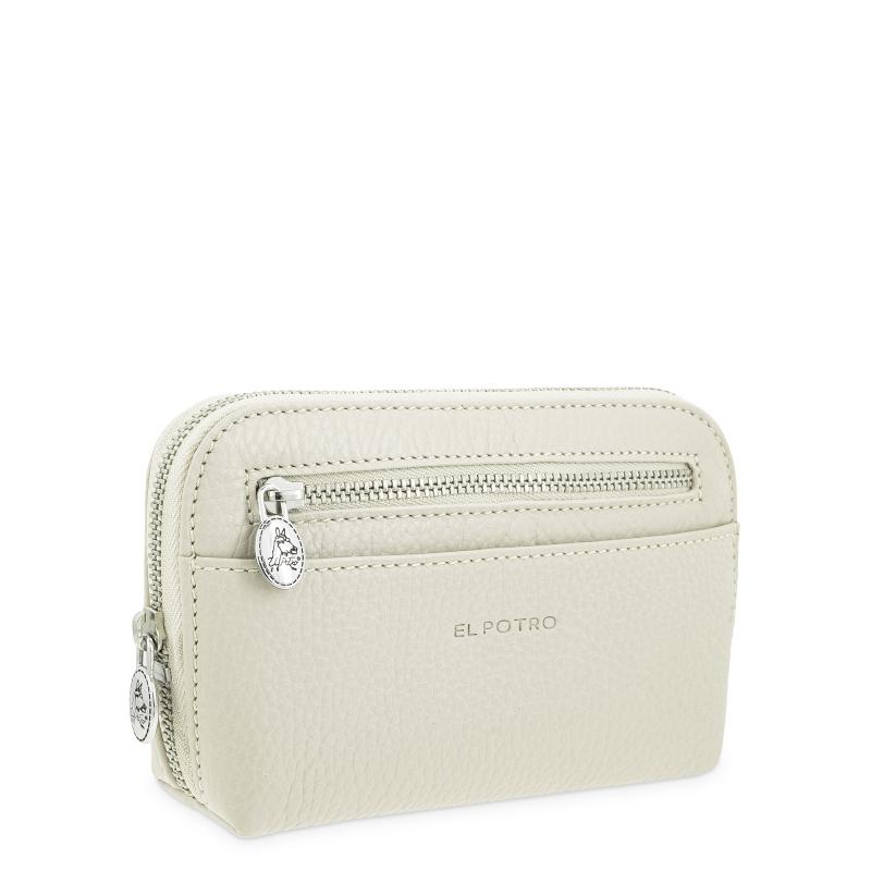 El Potro Bolsa De Mano Mediana De Mujer En Piel Vacuno Color Beige - I R I S