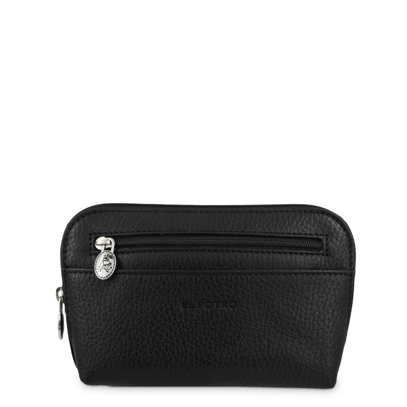 El potro Bolsa de mano mediana de mujer en piel vacuno color negro - Floater