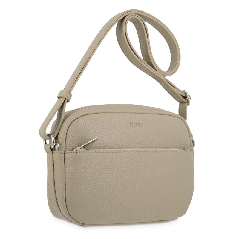 El Potro Bolso Bandolera De El Potro Color Almendra-Siena