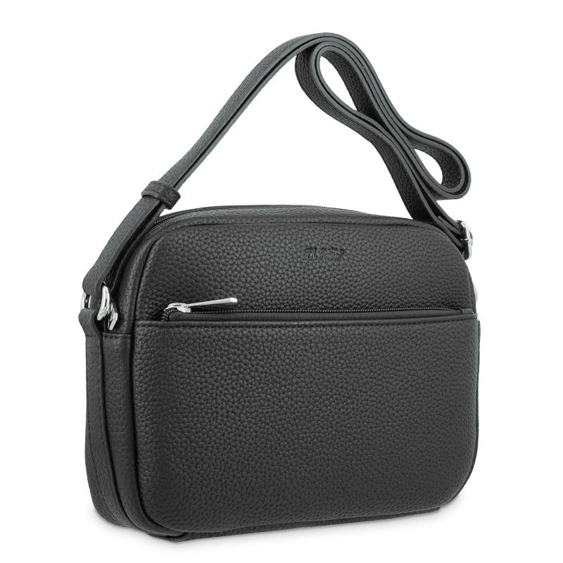 El Potro Bolso Bandolera De El Potro Color Negro-Siena