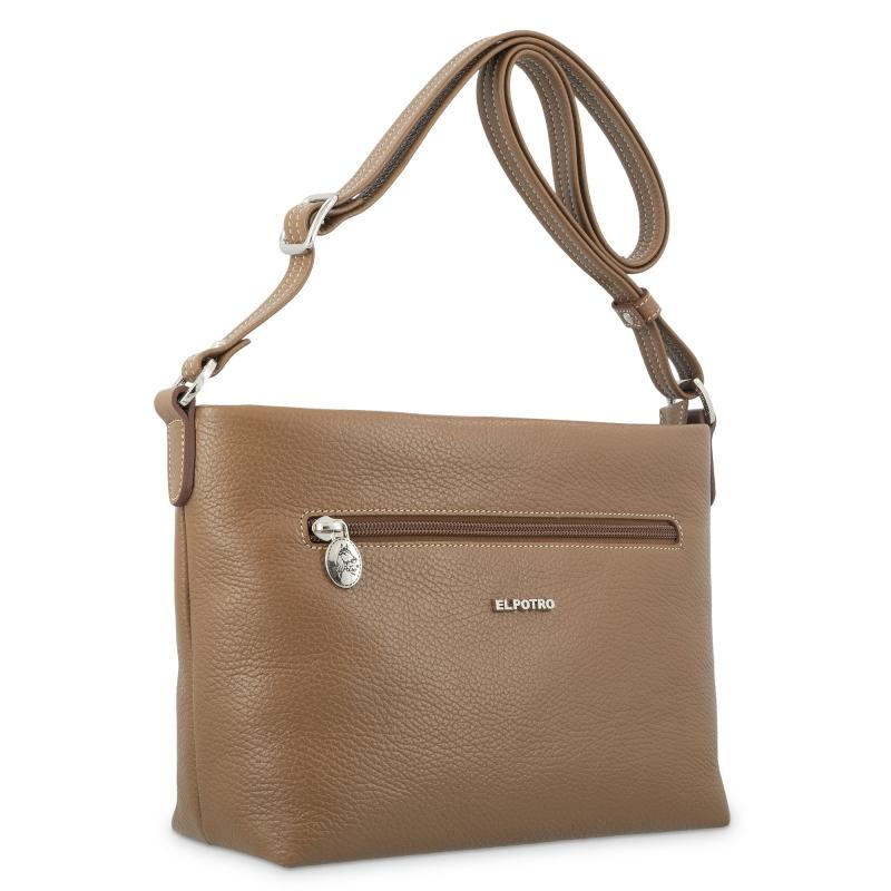 El Potro Bolso Bandolera De Mujer En Piel Vacuno Color Cuero - Floater