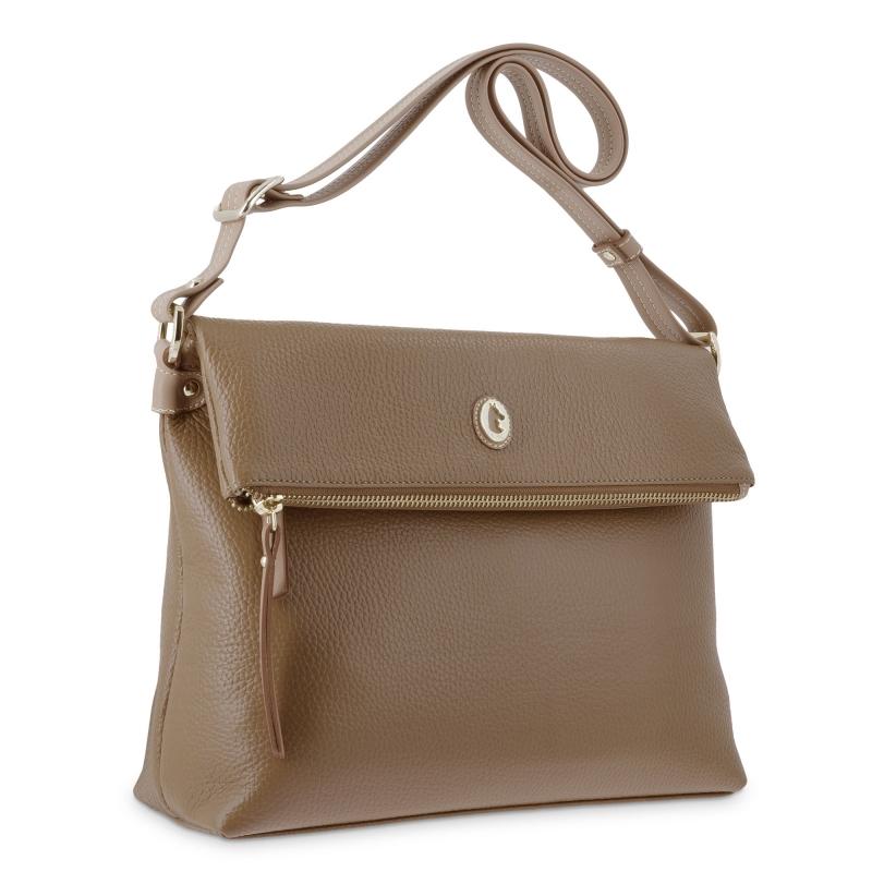 El Potro Bolso Bandolera De Mujer En Piel Vacuno Color Cuero- Oasis