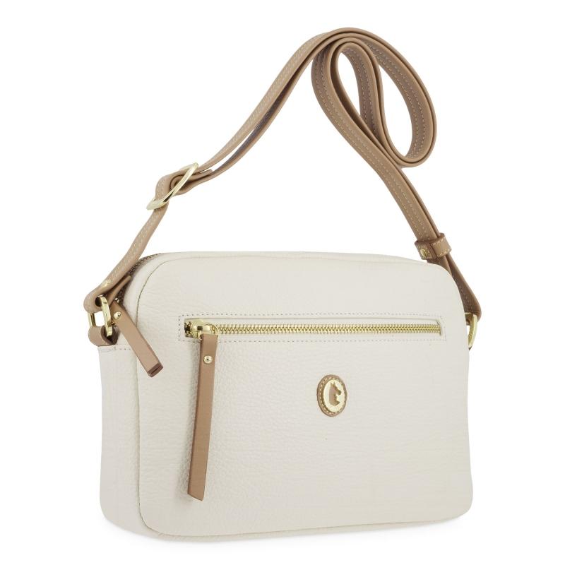 El Potro Bolso Bandolera De Mujer En Piel Vacuno Color Ivory- Oasis