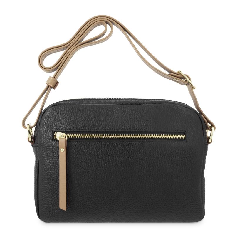 El Potro Bolso Bandolera De Mujer En Piel Vacuno Color Negro - Oasis