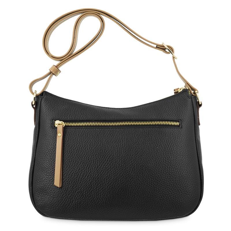 El Potro Bolso Bandolera De Mujer En Piel Vacuno Color Negro - Oasis