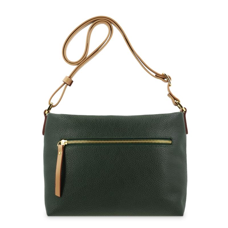 El Potro Bolso Bandolera De Mujer En Piel Vacuno Color Verde - Oasis