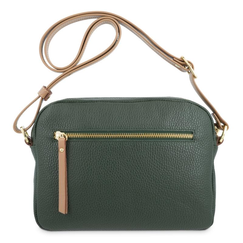 El Potro Bolso Bandolera De Mujer En Piel Vacuno Color Verde- Oasis