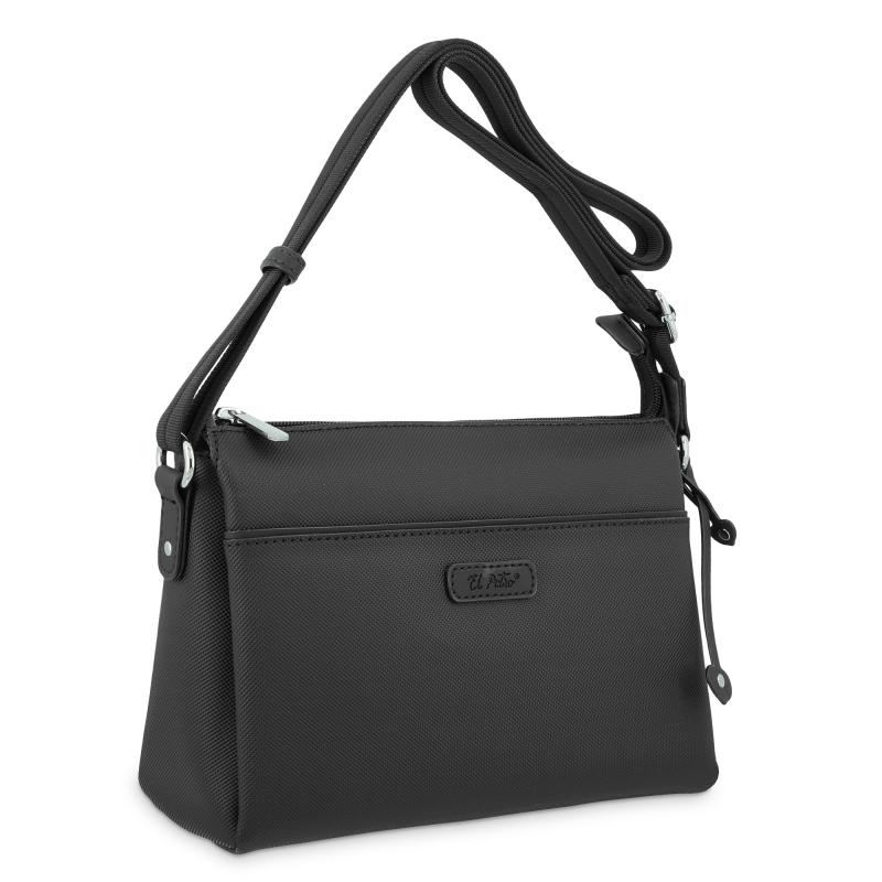 El Potro Bolso Bandolera Departamento Color Negro Niza-El Potro