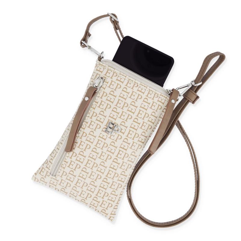 El Potro Bolso Bandolera Funda Móvil Insignia Beige-El Potro