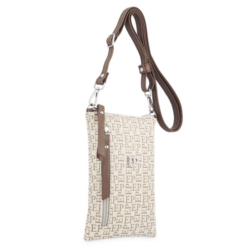 El Potro Bolso Bandolera Funda Móvil Insignia Beige-El Potro