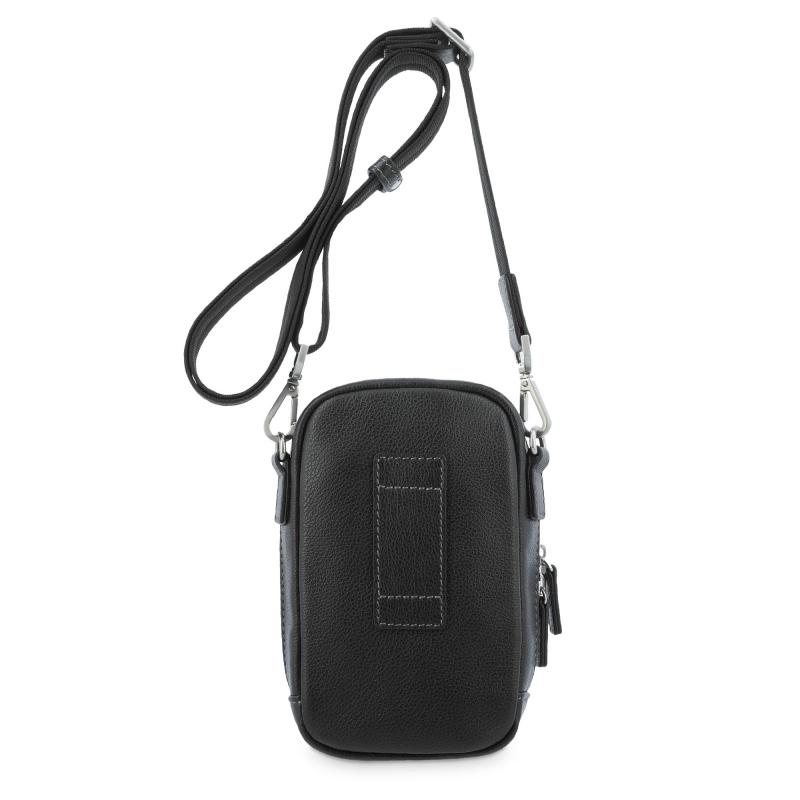 El Potro Bolso Bandolera Hombre En Piel Vacuno Color Negro - Box