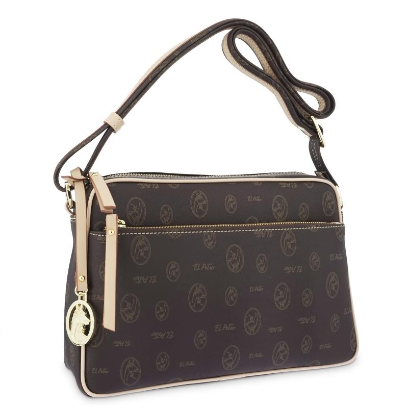 El Potro Bolso Bandolera Mujer En Lona Y Piel Vacuno Color Marrón - Vintage