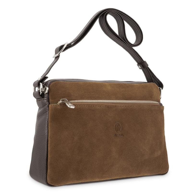 El Potro Bolso Bandolera Mujer En Piel Vacuno Color Castaño/ Marrón -Natural