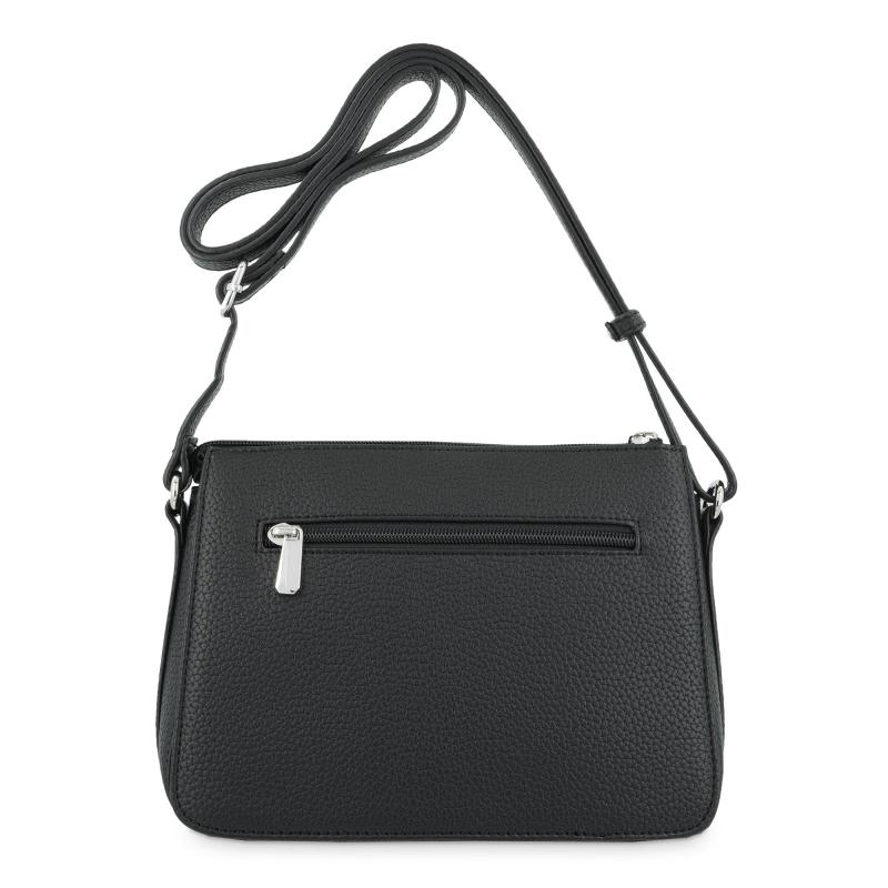 El Potro Bolso Bandolera Pequeña De El Potro Color Negro-Siena