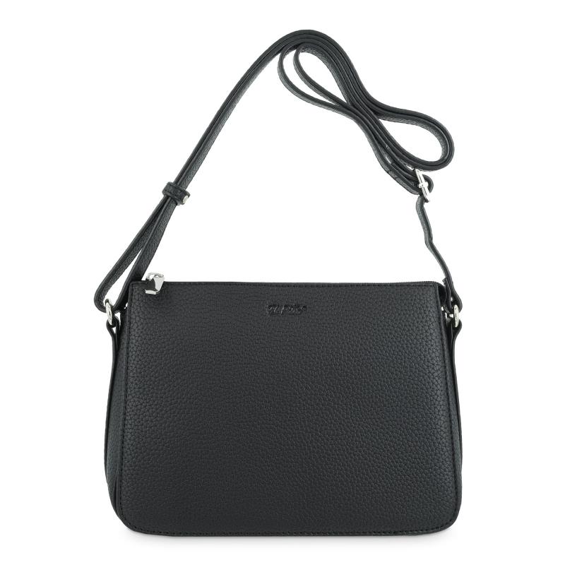 El potro Bolso bandolera pequeña de El Potro color negro-Siena