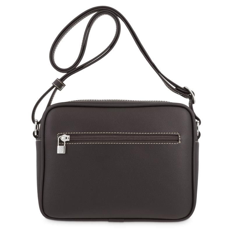 El Potro Bolso Bandolera Pequeña Mujer En Lona Color Marrón-Angula