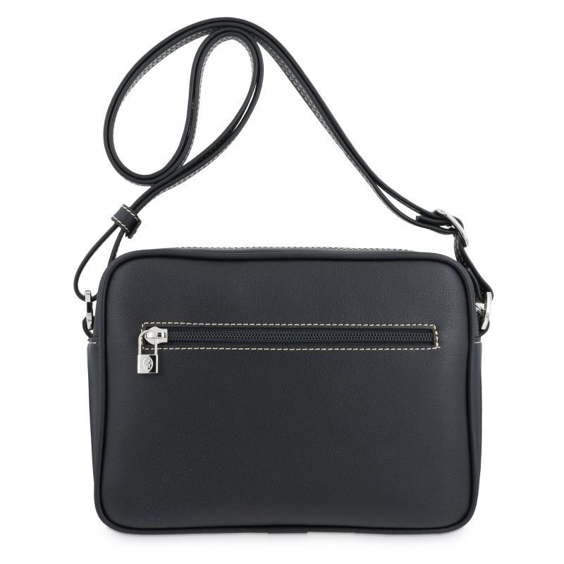 El Potro Bolso Bandolera Pequeña Mujer En Lona Color Negro-Angula