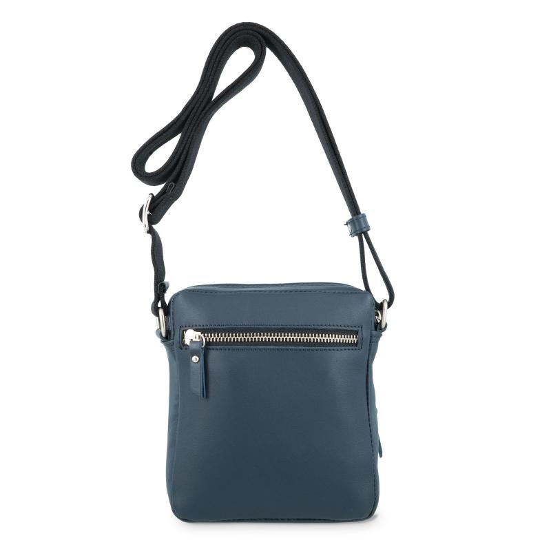 El Potro Bolso Bandolera Pequeño Hombre En Piel Vacuno Color Azul- Apache