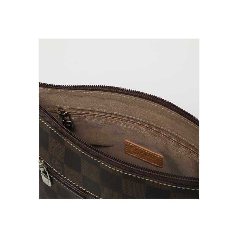 El Potro Bolso Bandolera Pequeño Mujer En Lona Color Marrón-Chess