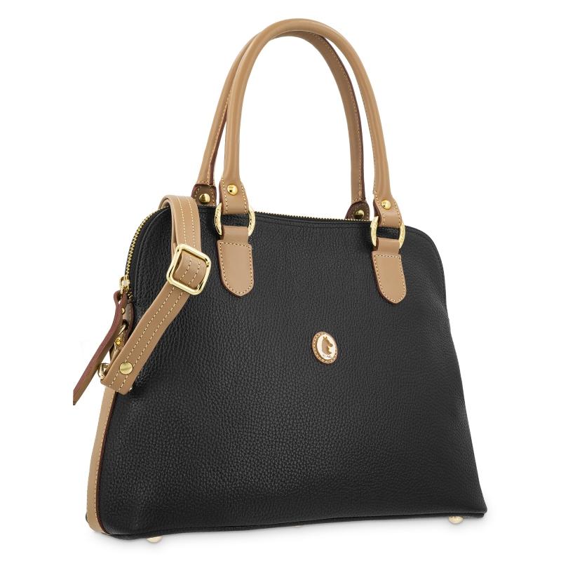 El Potro Bolso Bugatti De Mujer En Piel Vacuno Color Negro- Oasis