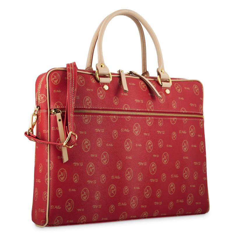 El Potro Bolso Carpeta Grande De Mujer En Color Rojo - EL POTRO