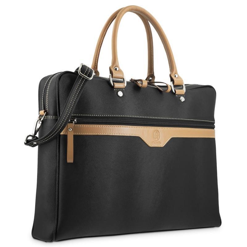 El Potro Bolso Carpeta Grande Mujer Color Negro-Base