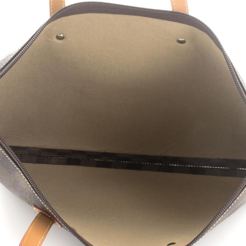 El Potro Bolso Carpeta Maletín Mujer En Lona Y Piel Vacuno Color Marróm - Chess