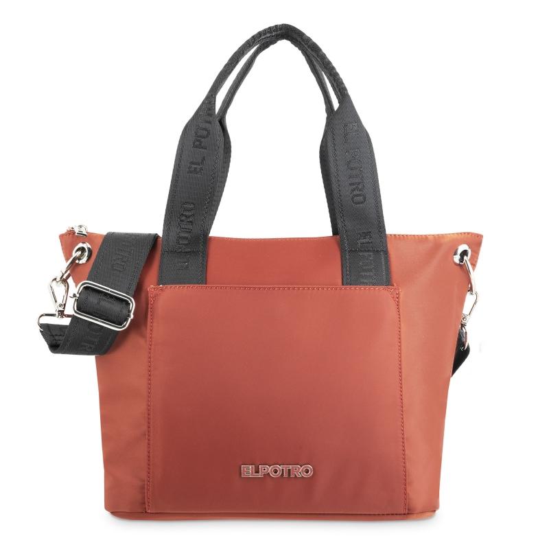 El potro Bolso cesta bandolera color naranja-EL POTRO