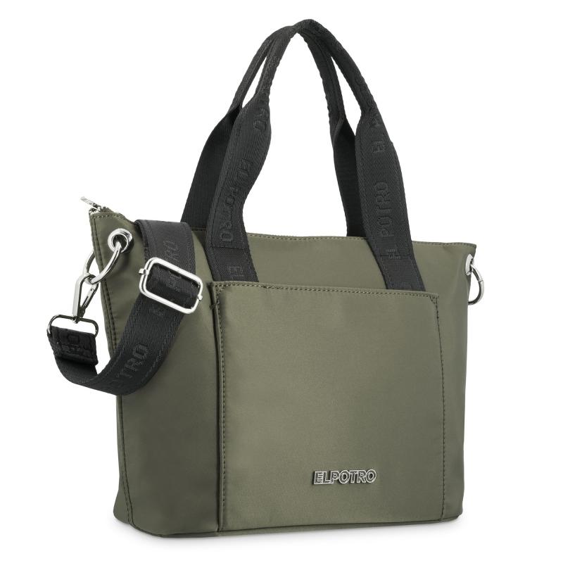 El Potro Bolso Cesta Bandolera Color Verde-EL POTRO