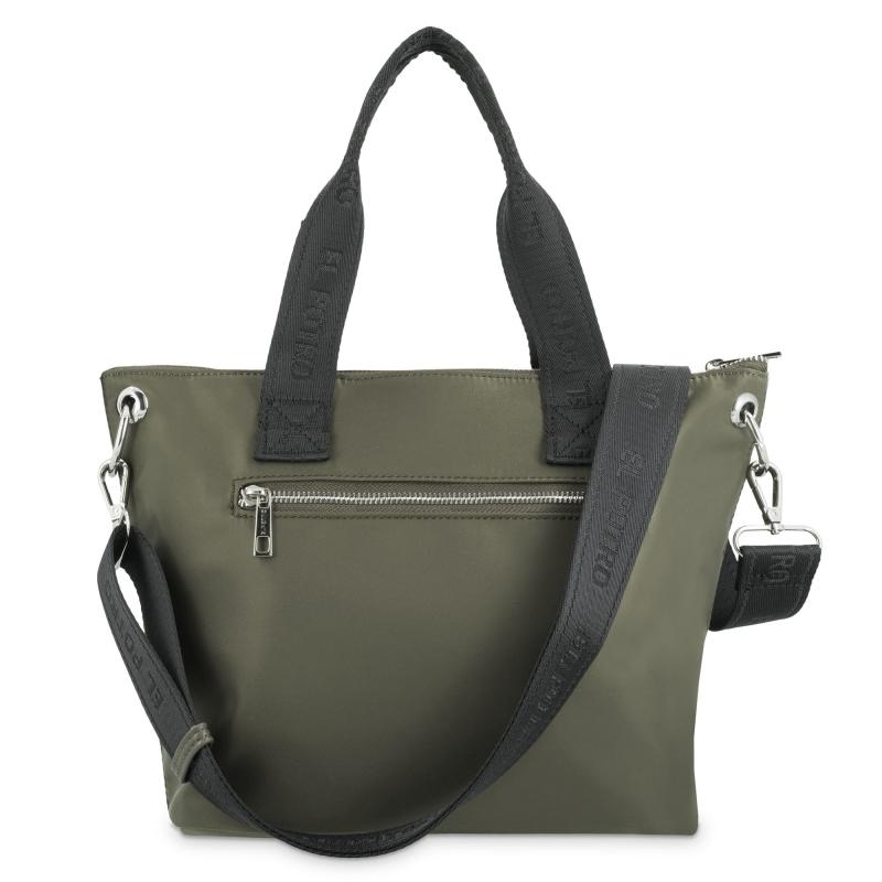 El Potro Bolso Cesta Bandolera Color Verde-EL POTRO