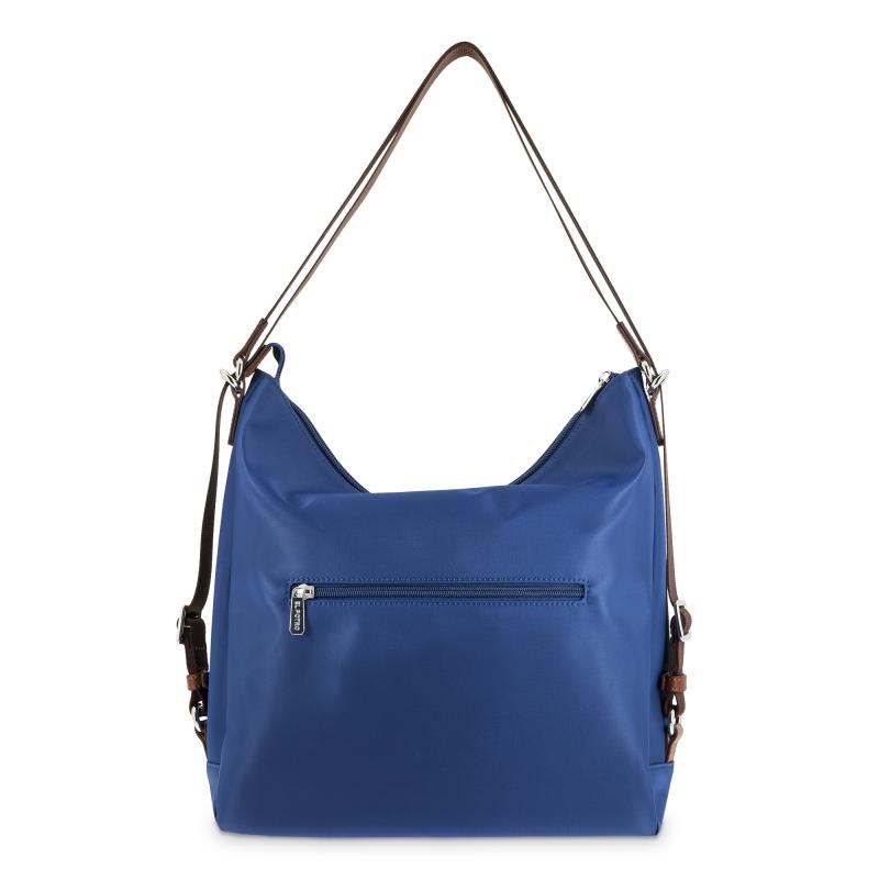 El Potro Bolso Convertible En Mochila Azul-El Potro