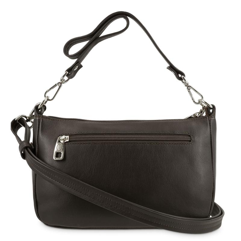 El Potro Bolso De 2 Asas De Mujer En Piel Vacuno Color Marrón- Cromo