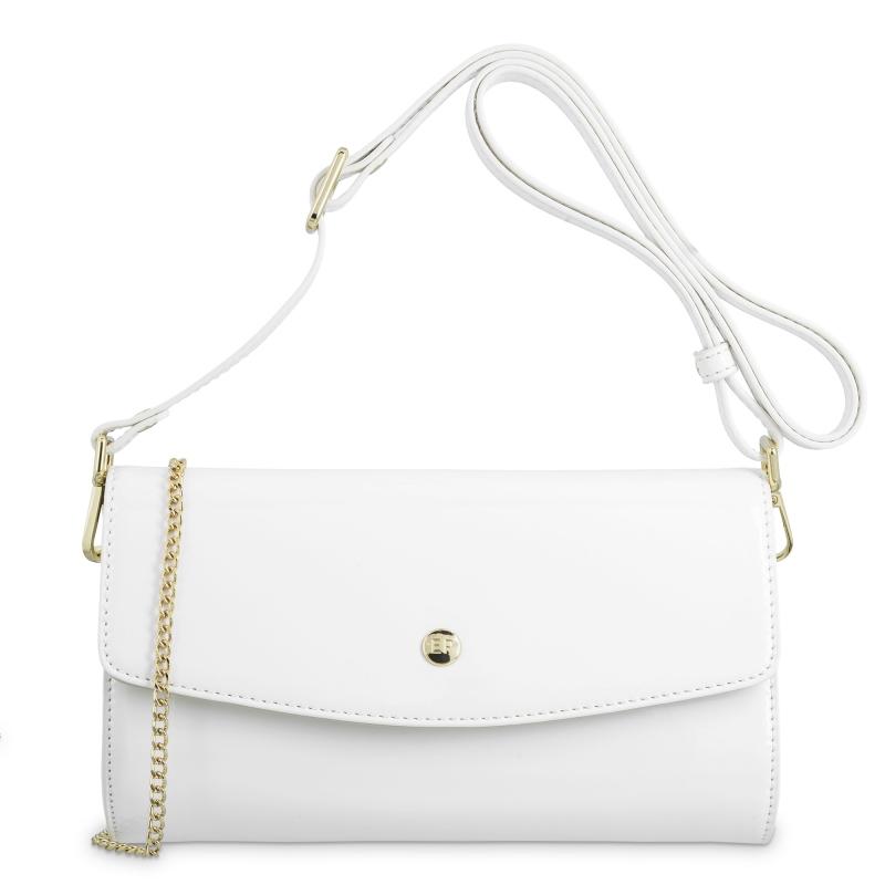 El potro Bolso de fiesta mujer en color blanco - Charol