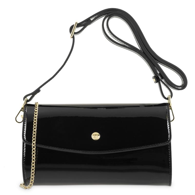 El potro Bolso de fiesta mujer en color negro - Charol