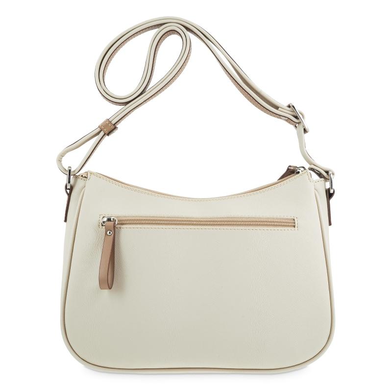 El Potro Bolso Góndola 3 Cremalleras De Mujer Color Beige- Base
