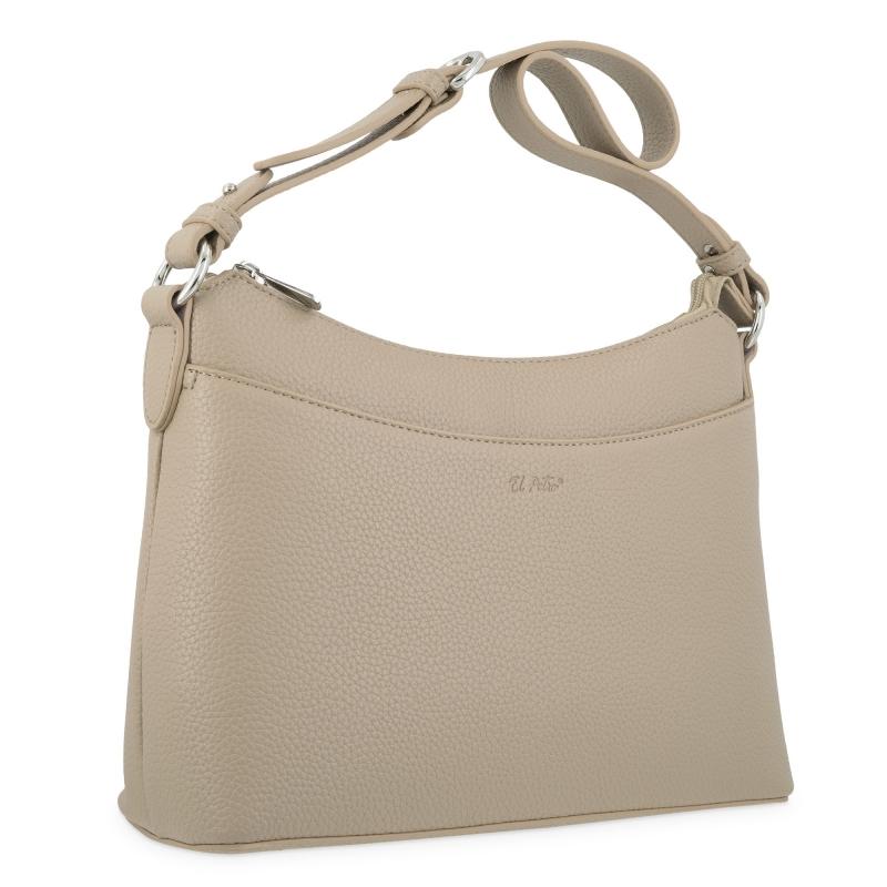 El Potro Bolso Góndola Bandolera De El Potro Color Almendra-Siena