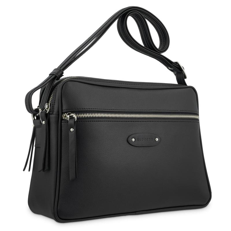 El Potro Bolso Grande De Bandolera Mujer Negro El Potro