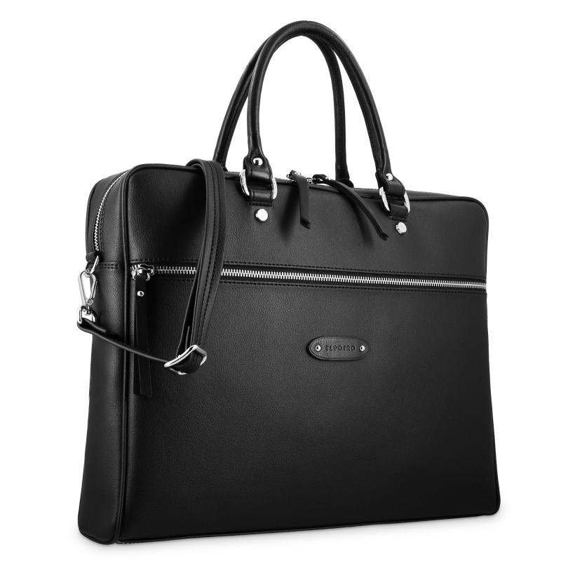 El Potro Bolso Grande Portadocumentos De Mujer De Color Negro - EL POTRO