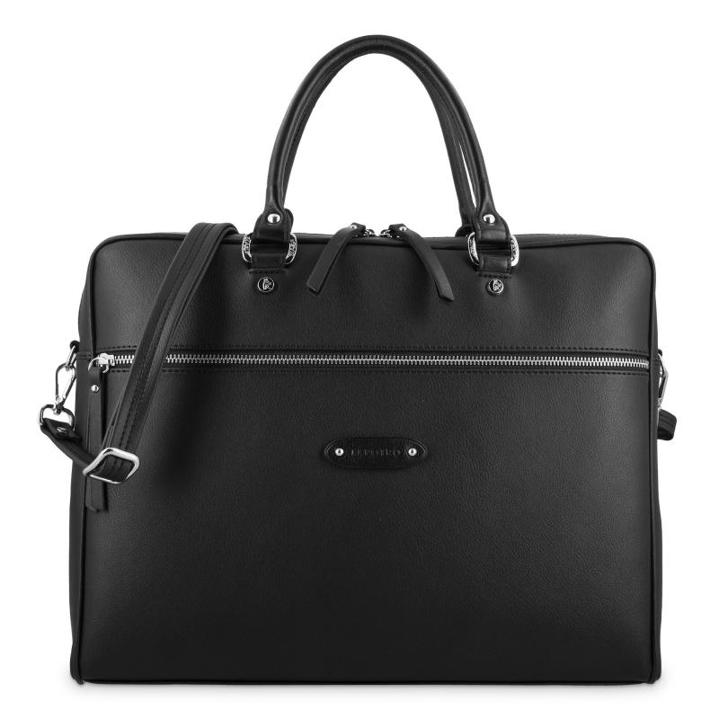 El potro Bolso grande portadocumentos de mujer de color negro - EL POTRO