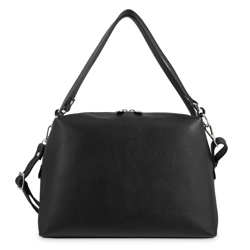 El potro Bolso hobo carry all grande piel vacuno color negro-Floater