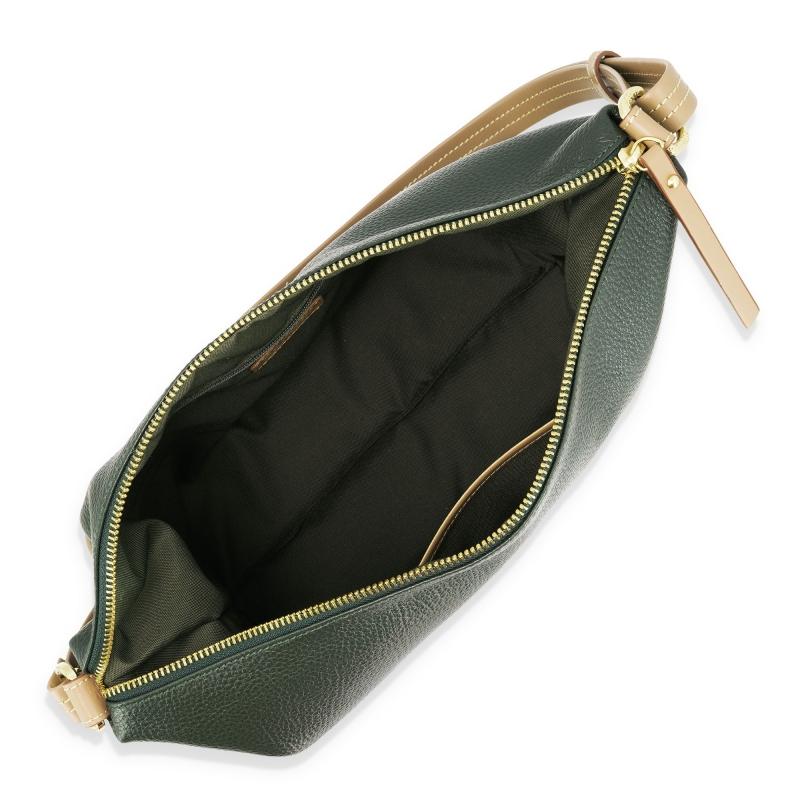El Potro Bolso Hobo De Mujer En Piel Vacuno Color Verde - Oasis
