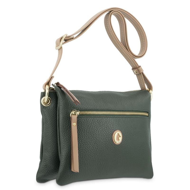 El Potro Bolso Hobo De Mujer En Piel Vacuno Color Verde- Oasis